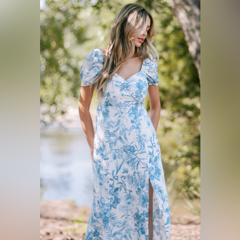 BY THE RIVER MIDI DRESS